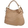Prada   handbag  in beige grained leather - 00pp thumbnail