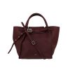 Celine  Big Bag small model  handbag  in purple grained leather - 360 thumbnail