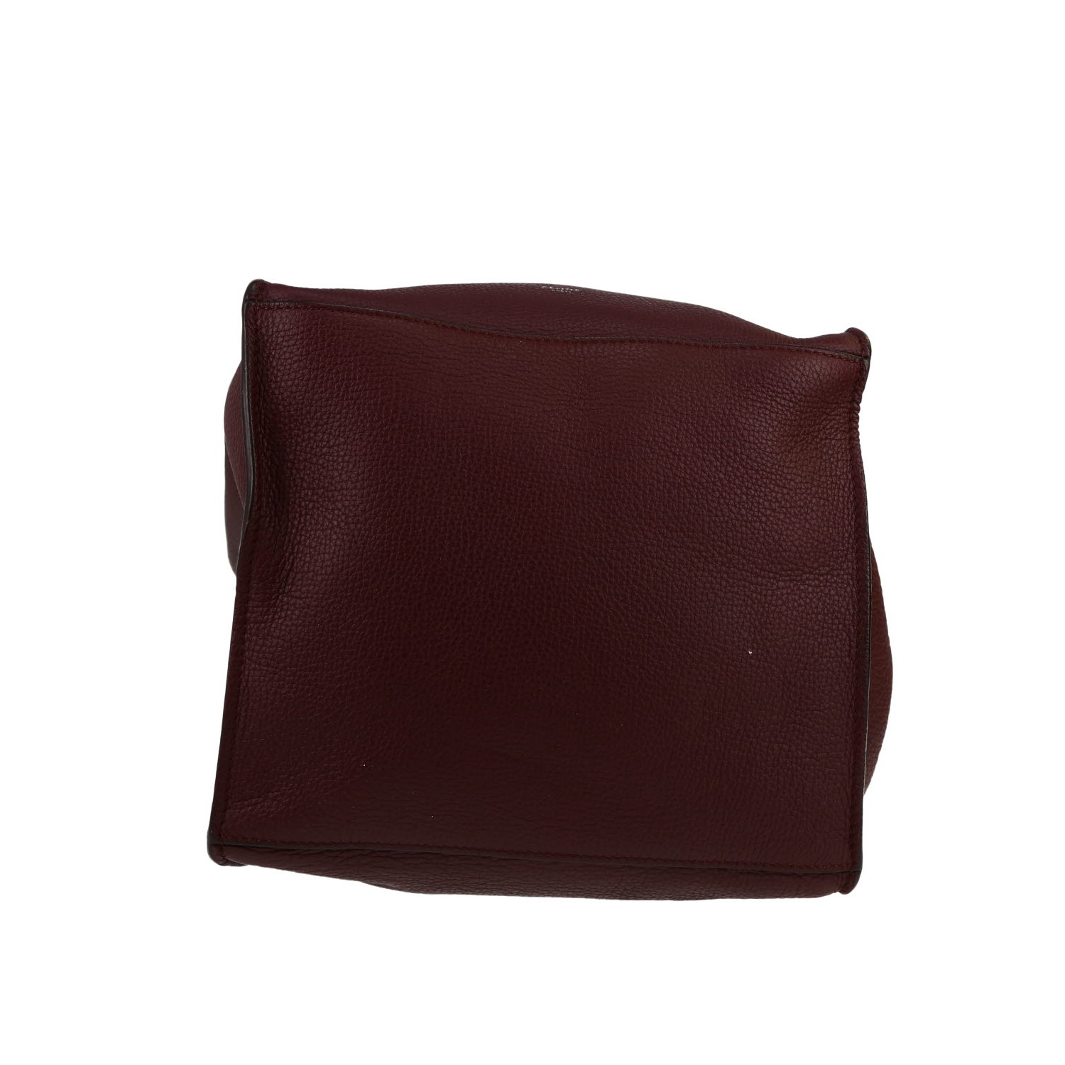 Celine  Big Bag small model  handbag  in purple grained leather - Detail D1