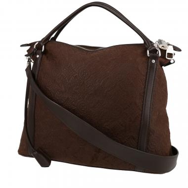 Borsa Louis Vuitton  Ixia in pelle Mahina marrone e pelle liscia