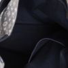 Borsa Louis Vuitton   in tela di lino grigia e pelle nera - Detail D3 thumbnail