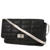 Chanel  Choco bar handbag  in black quilted leather - 00pp thumbnail