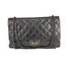 Chanel 2.55 in green patent quilted leather - 360 thumbnail