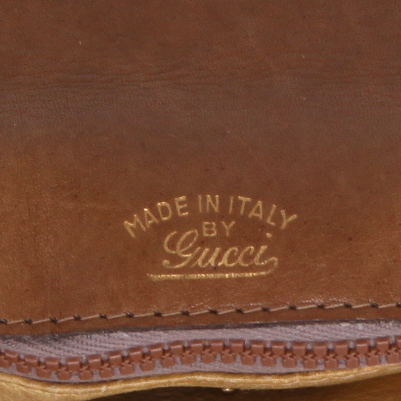 Gucci   handbag  in brown leather - Detail D2