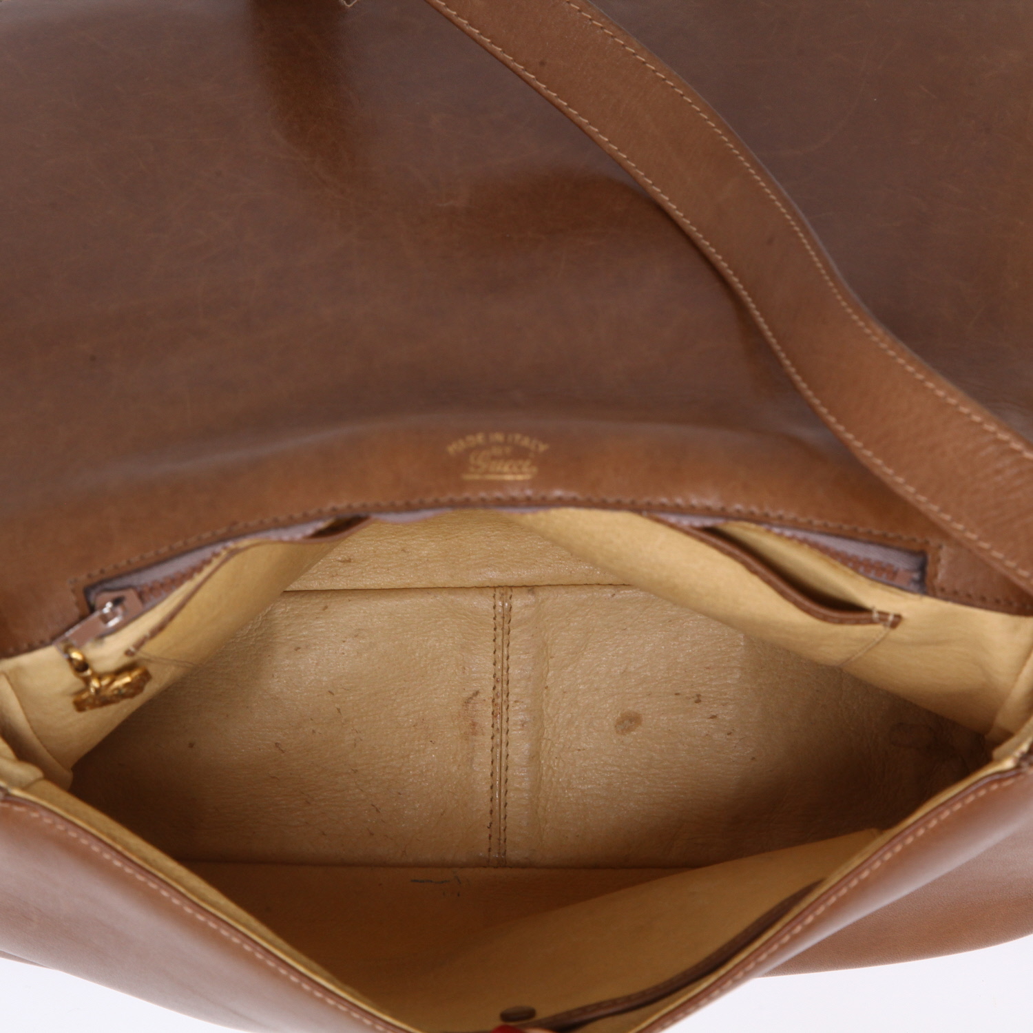 Borsa Gucci   in pelle marrone - Detail D3