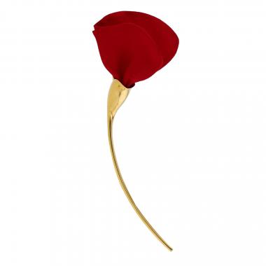 Broche-colgante época años 90 Tiffany & Co Elsa Peretti de oro amarillo