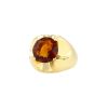 Vintage  ring in yellow gold and citrine - 00pp thumbnail