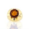 Vintage  ring in yellow gold and citrine - 360 thumbnail