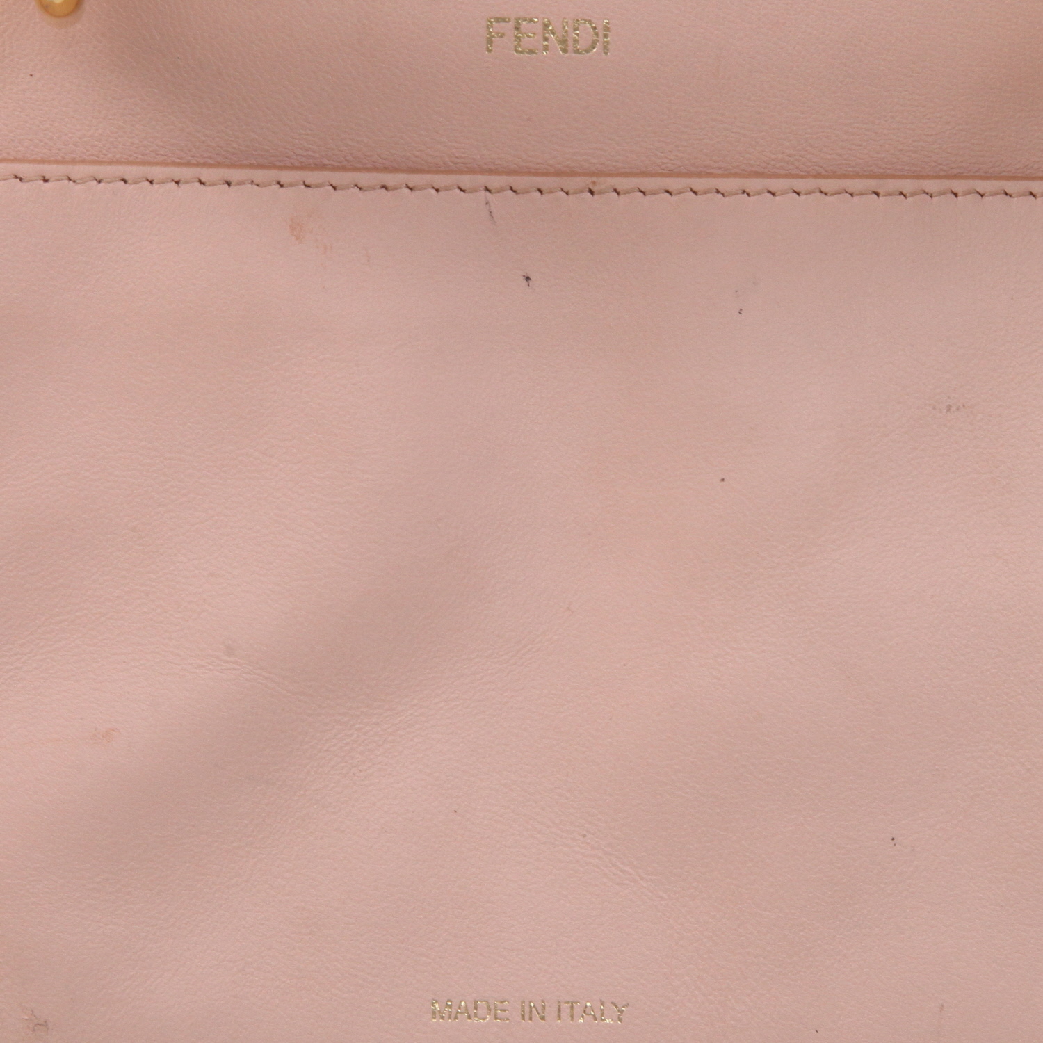 Fendi  Peekaboo ISeeU medium model  shoulder bag  in beige leather - Detail D2