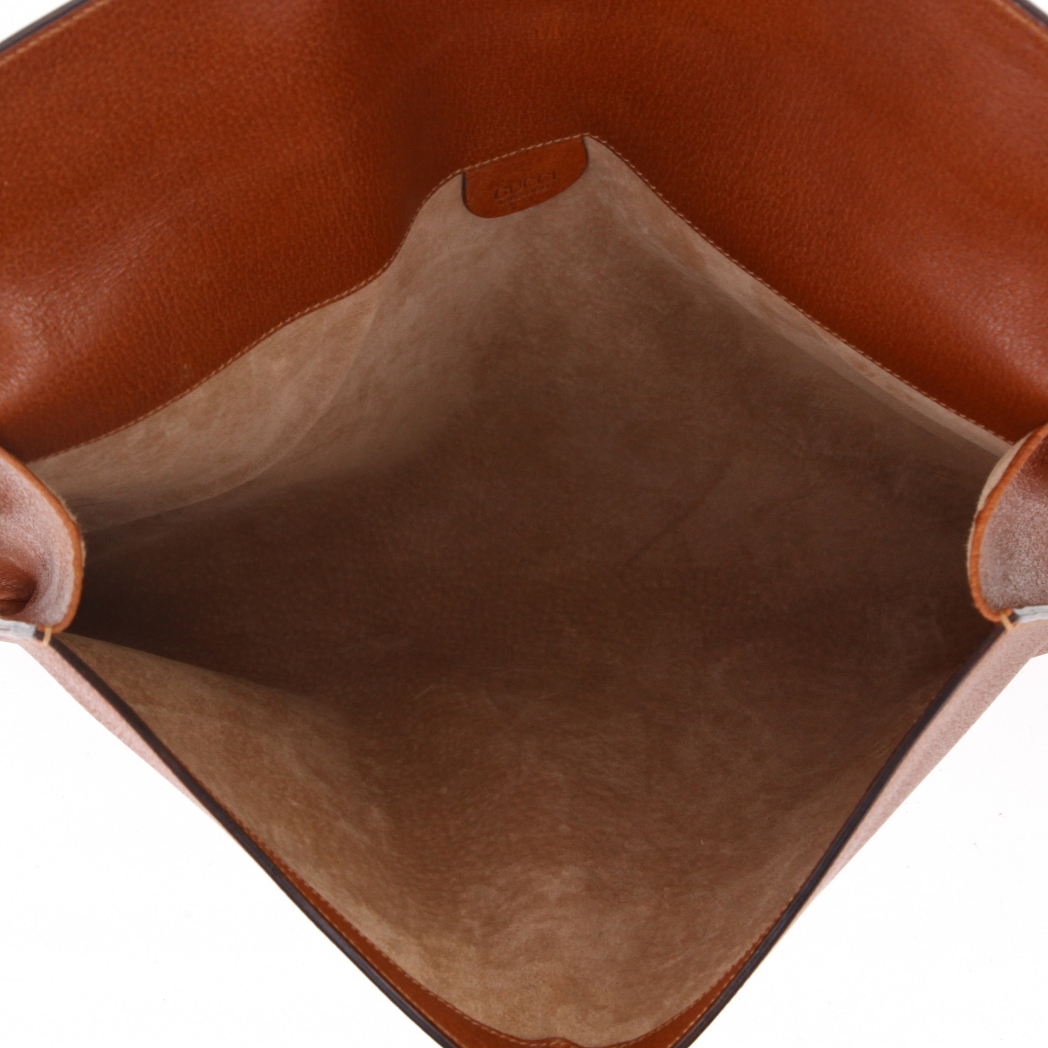 Porte-documents Gucci   en cuir gold - Detail D3