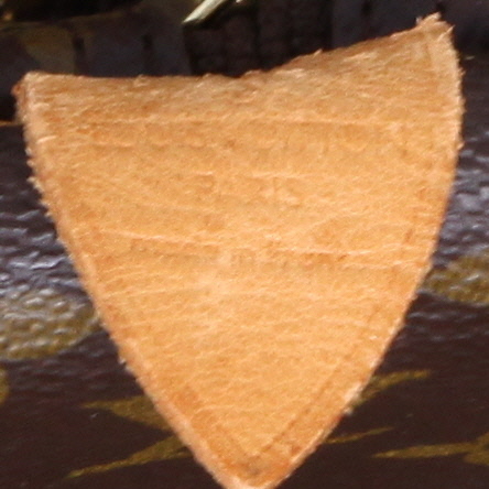 Sac de voyage Louis Vuitton  Keepall 60 en toile monogram marron et cuir naturel - Detail D2