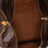 Borsa da viaggio Louis Vuitton  Keepall 60 in tela monogram marrone e pelle naturale - Detail D3 thumbnail