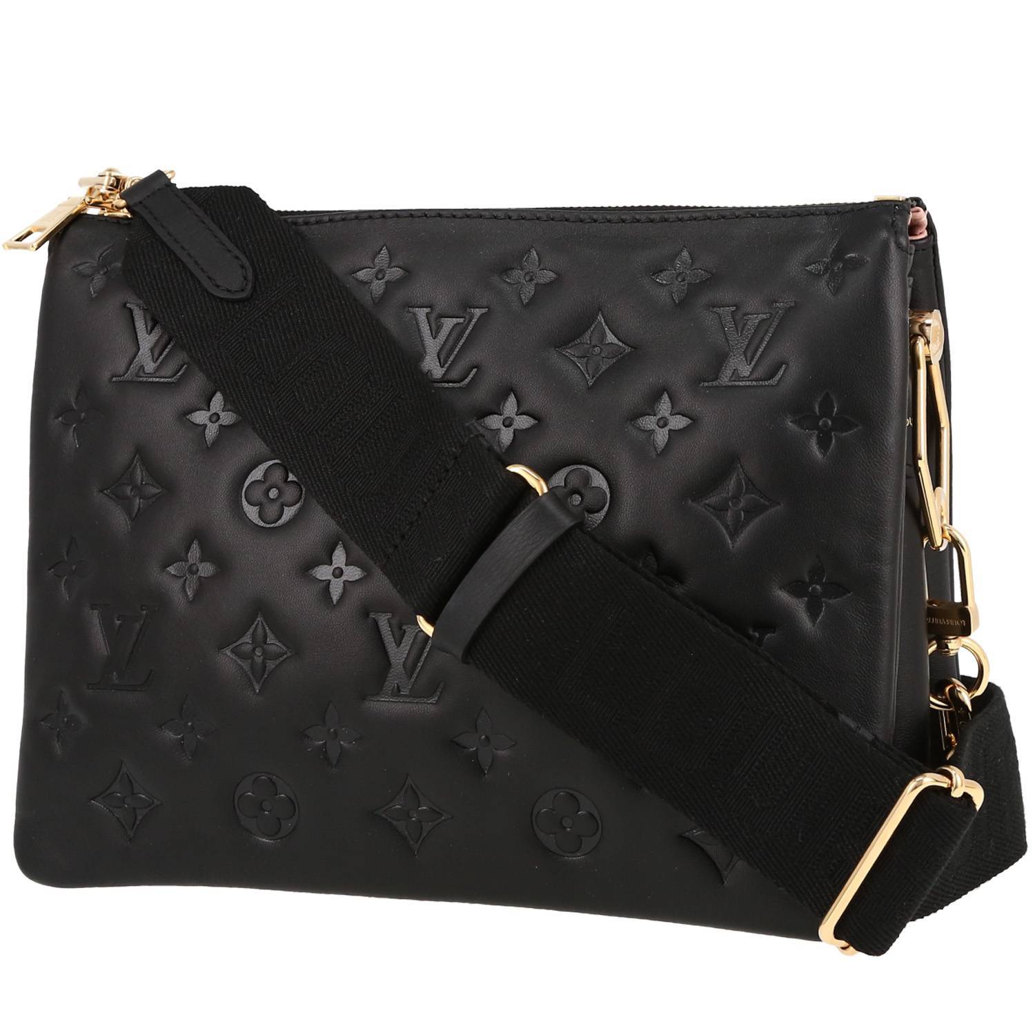 Louis Vuitton Chain It Monogram Canvas Shoulder Bag Black
