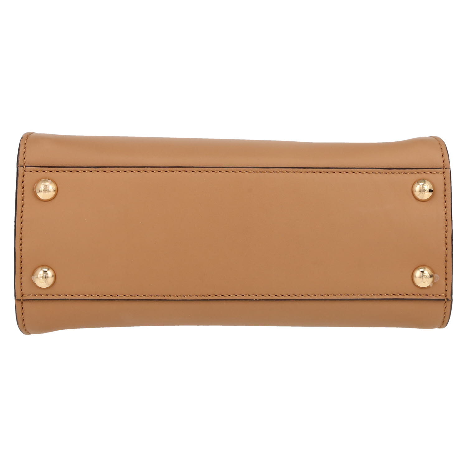 Borsa a tracolla Fendi  Peekaboo mini  in pelle beige - Detail D1