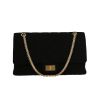 Chanel  Chanel 2.55 handbag  in black canvas - 360 thumbnail