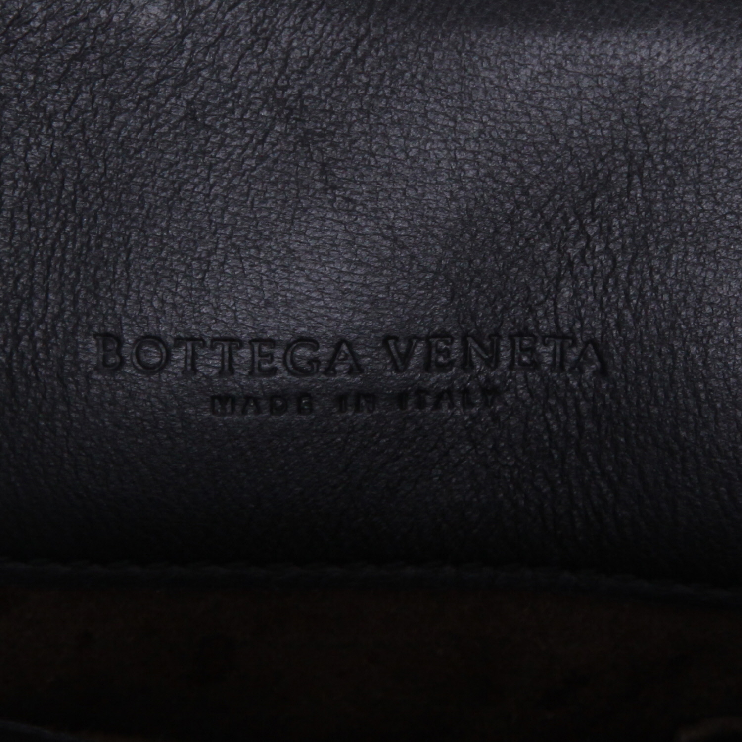 Sac à main Bottega Veneta  Olimpia en cuir intrecciato noir - Detail D2