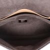 Fendi   shoulder bag  in beige leather  and purple synthetic furr - Detail D3 thumbnail