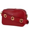 Borsa a tracolla Fendi  Camera Case in pelle rossa - 00pp thumbnail