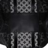 Sac de week end Louis Vuitton  Keepall Editions Limitées en toile noire et cuir noir - Detail D3 thumbnail