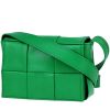 Bottega Veneta  Cassette shoulder bag  in green intrecciato leather - 00pp thumbnail