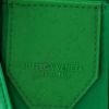 Bottega Veneta  Cassette shoulder bag  in green intrecciato leather - Detail D2 thumbnail