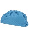 Bottega Veneta  The Pouch handbag/clutch  in blue intrecciato leather - 00pp thumbnail