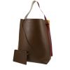 Celine   shopping bag  in brown and yellow leather - 00pp thumbnail