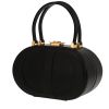 Bolso de mano Dior  Ovale CD en cuero box negro - 00pp thumbnail