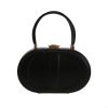 Dior  Ovale CD handbag  in black box leather - 360 thumbnail