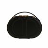 Dior  Ovale CD shoulder bag  in black leather - 360 thumbnail