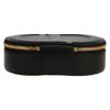 Bolso bandolera Dior  Ovale CD en cuero negro - Detail D1 thumbnail