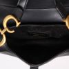 Bolso de mano Dior  Saddle en cuero negro - Detail D3 thumbnail