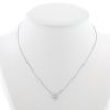 Van Cleef & Arpels Fleurette necklace in white gold and diamonds - 360 thumbnail