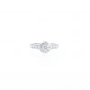 Sortija Van Cleef & Arpels Fleurette de oro blanco y diamantes - 360 thumbnail
