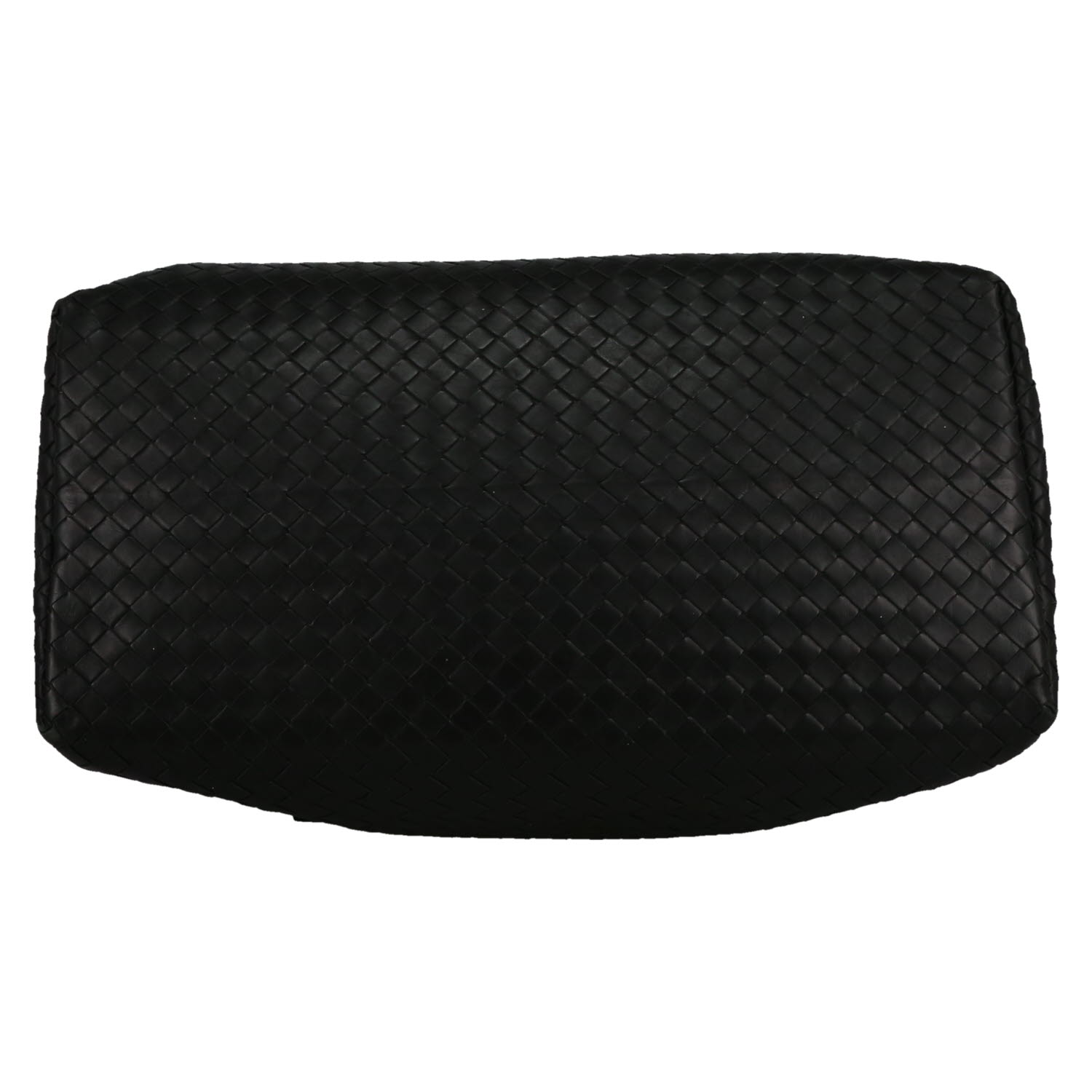Sac à main Bottega Veneta  Roma en cuir intrecciato noir - Detail D1