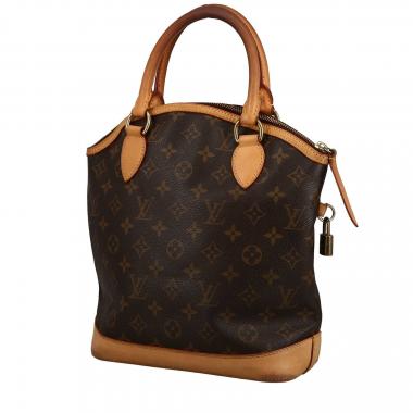 Lockit leather handbag Louis Vuitton Beige in Leather - 29888454