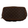 Shopping bag Louis Vuitton  Palermo in tela monogram marrone e pelle naturale - Detail D1 thumbnail