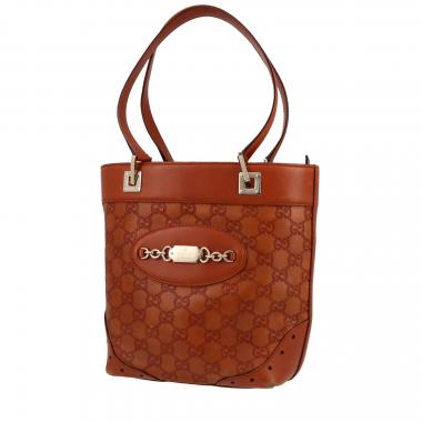 Bolso de mano Gucci   en cuero marrón