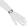 Cartier Tank Solo  in stainless steel Ref: Cartier - 3169  Circa 2019 - Detail D1 thumbnail