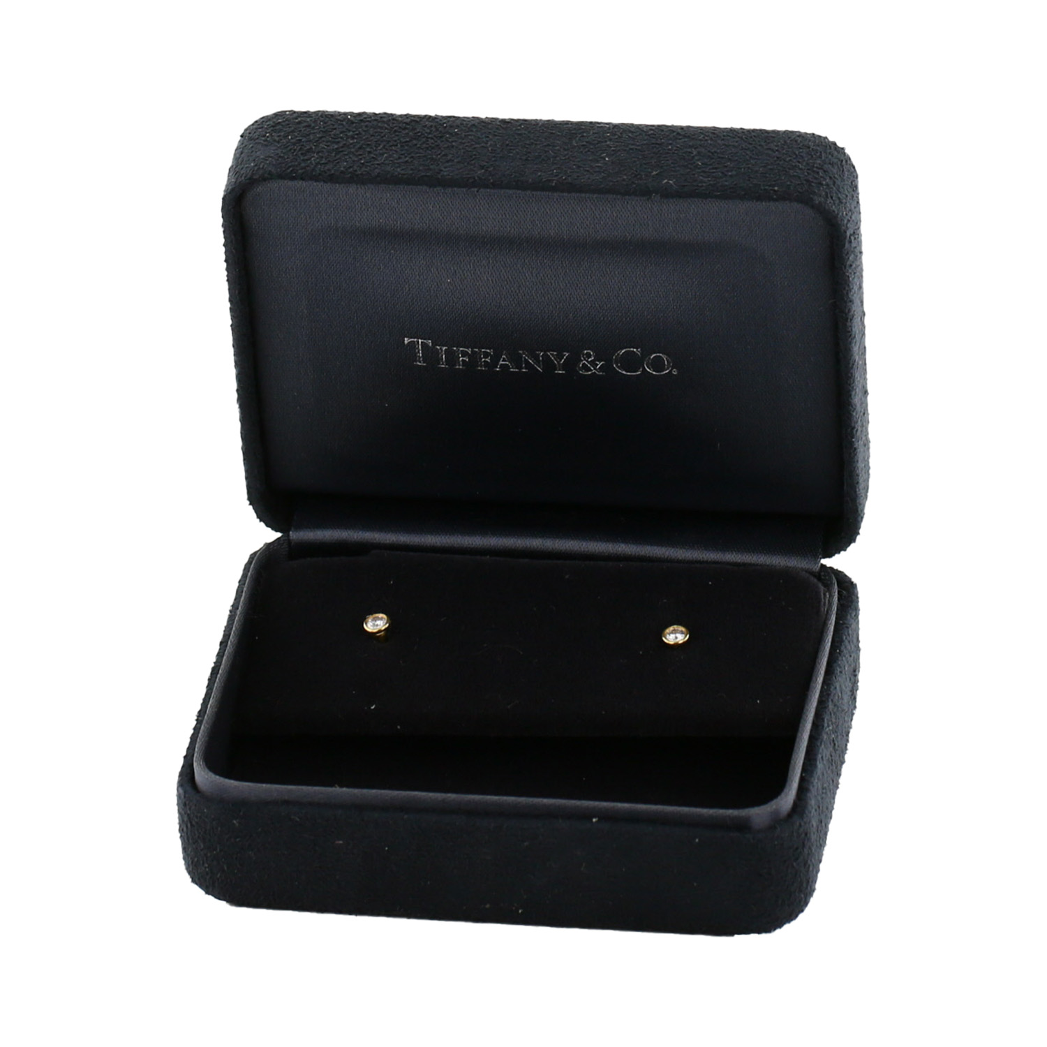 Paire de boucles d'oreilles Tiffany 
Co Diamonds By The Yard en or jaune et diamant - Detail D2