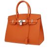 Bolso de mano Hermès  Birkin 30 cm en cuero epsom naranja Potiron - 00pp thumbnail