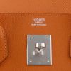 Hermès  Birkin 30 cm handbag  in orange Potiron epsom leather - Detail D2 thumbnail