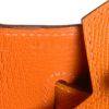 Sac à main Hermès  Birkin 30 cm en cuir epsom orange Potiron - Detail D4 thumbnail