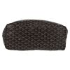 Goyard  Saint-Louis shopping bag  in black Goyard canvas  and brown leather - Detail D1 thumbnail