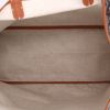 Sac cabas Goyard  Saint-Louis en toile Goyardine noire et cuir marron - Detail D3 thumbnail