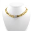 Pomellato  necklace in yellow gold, white gold and diamonds - 360 thumbnail