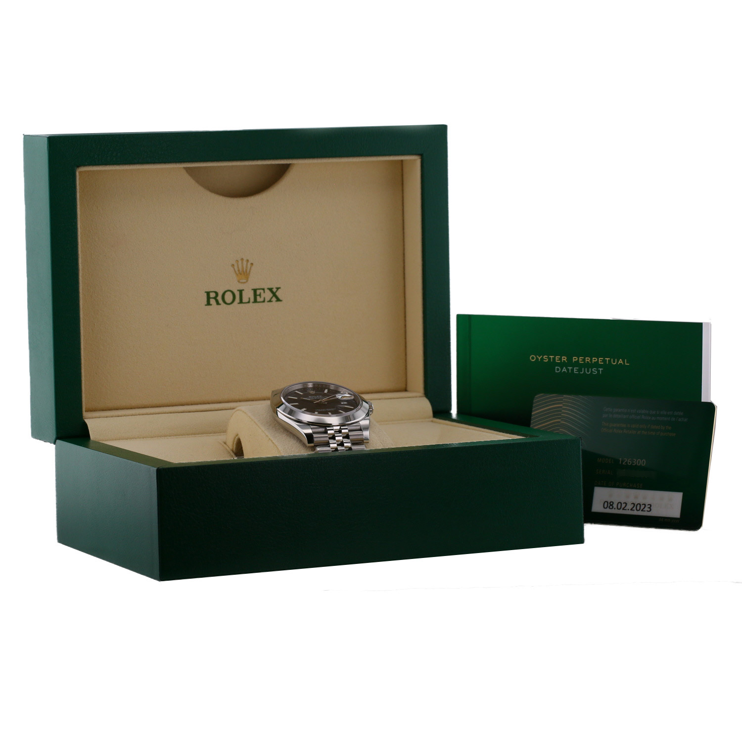 Reloj Rolex Datejust de acero Ref: Rolex - 126300  Circa 2023 - Detail D2