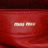 Bolso de mano Miu Miu   en raffia multicolor y cuero rojo - Detail D2 thumbnail