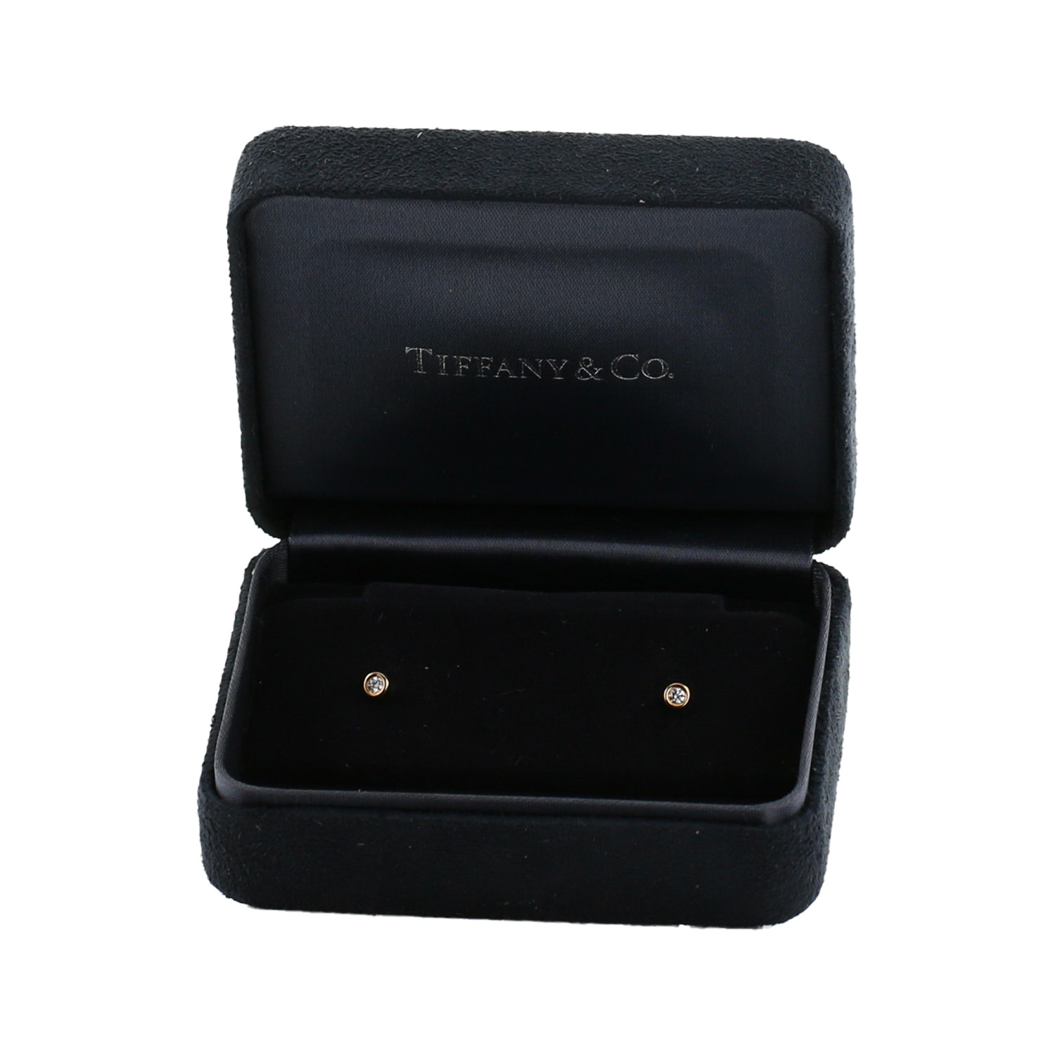 Tiffany 
Co Diamonds By The Yard earrings in yellow gold and diamond - Detail D2