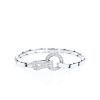 Cartier Agrafe bracelet in white gold and diamonds - 360 thumbnail